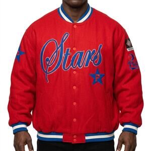 Vintage Philly Stars Red Blue Baseball Negro Leagues Wool Letterman Jacket 6XL